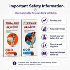 Bravecto Chewable for Dogs | Flea Tick Lice Mite Support | 12 Weeks Long-Lasting Pet Care