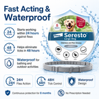 Elanco Seresto Flea & Tick Treatment & Prevention Collar For Dog And Cat Vet-Recommended