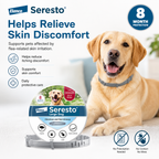 Elanco Seresto Flea & Tick Treatment & Prevention Collar For Dog And Cat Vet-Recommended