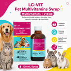 LC-Vit Multi-vitamins Syrup For Every Pet