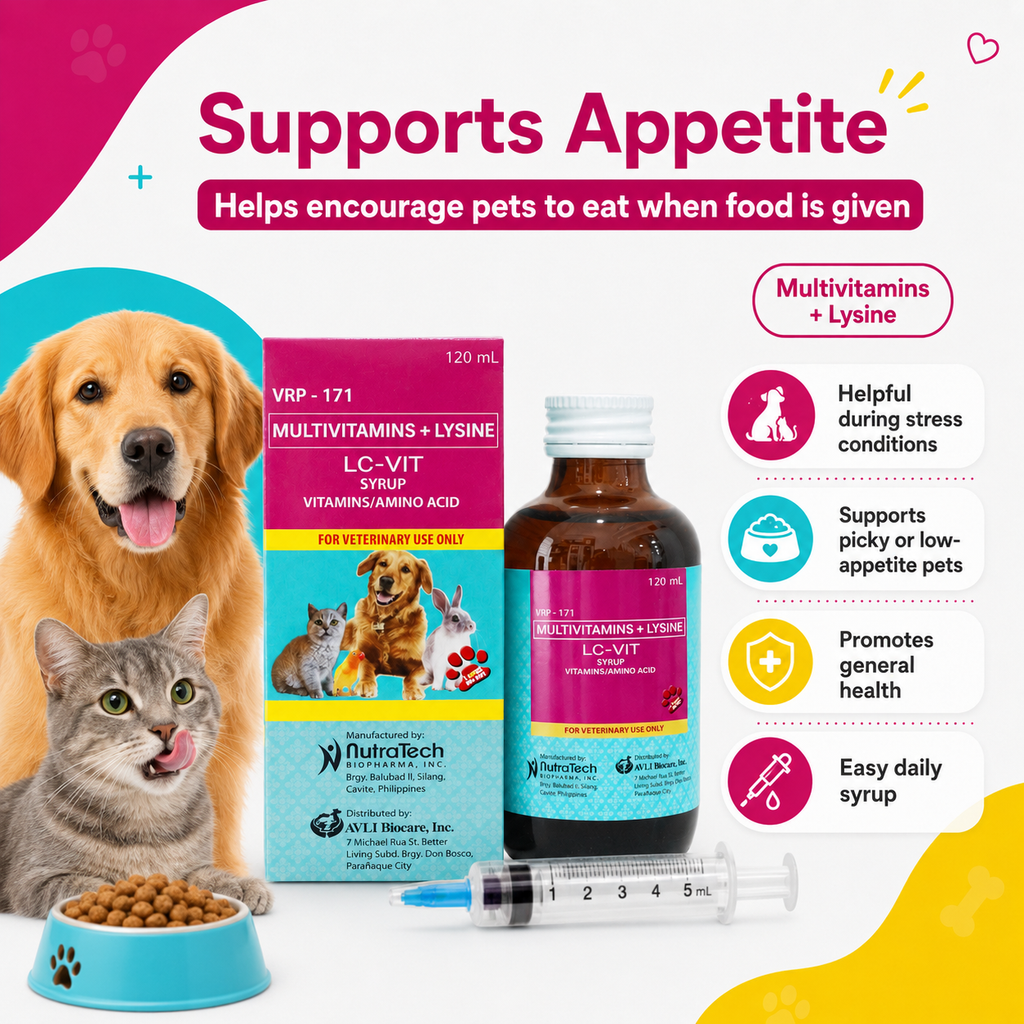LC-Vit Multi-vitamins Syrup For Every Pet