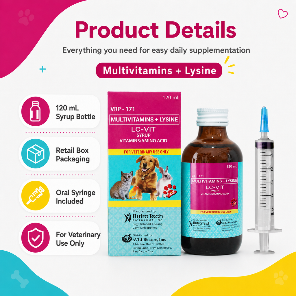 LC-Vit Multi-vitamins Syrup For Every Pet