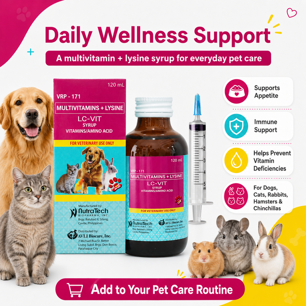 LC-Vit Multi-vitamins Syrup For Every Pet