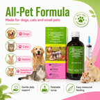 Coatshine 120mL Multi Vitamin Syrup Coat Skin for Dog Cat Omega Fatty Acids + Vitamins + Minertal
