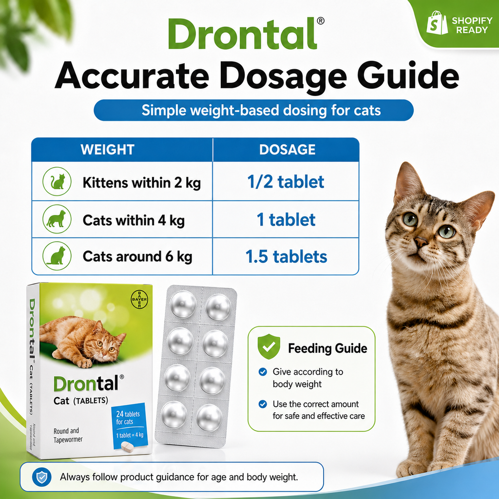 Drontal Plus Deworming Tablets for Cats