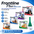 FRONTLINE Plus Deworming for Dogs Anti Ticks & Fleas Control for Dogs Repellent Anti-Flea 10-40kg
