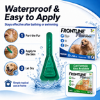 FRONTLINE Plus Deworming for Dogs Anti Ticks & Fleas Control for Dogs Repellent Anti-Flea 10-40kg